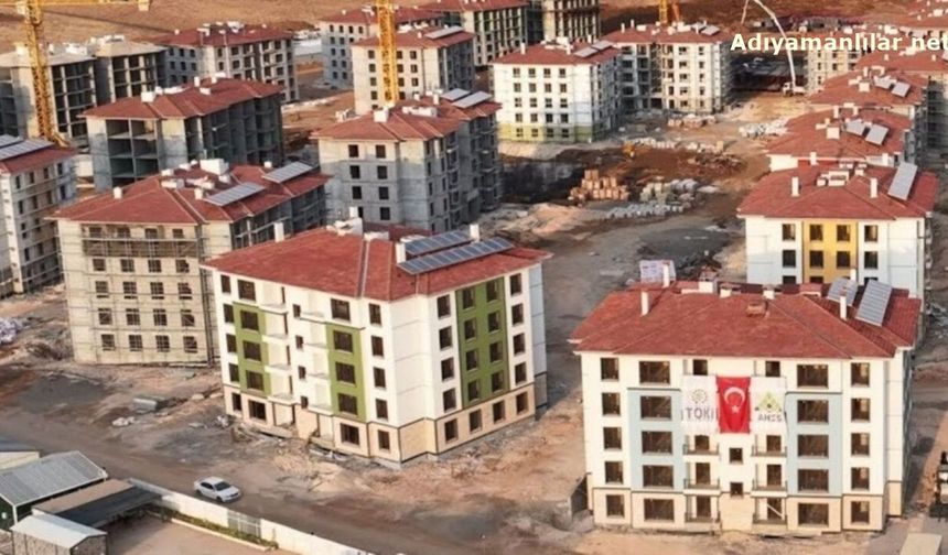 Adıyaman'da yapılaşma süreci hız kesmeden devam ediyor