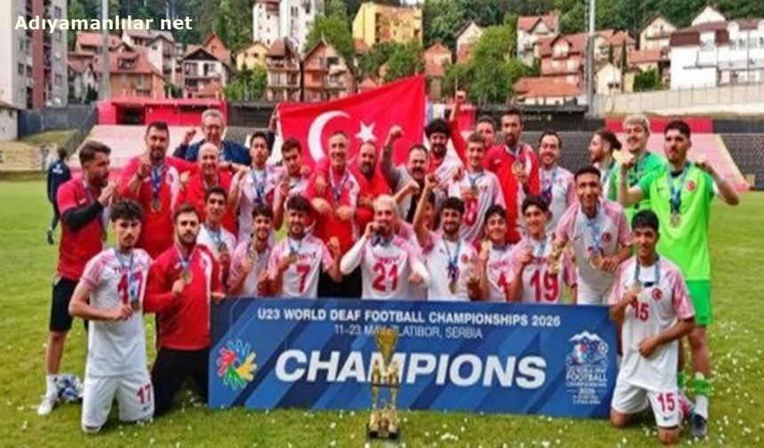 Adıyamanlı sporcular Türkiye Dünya Şampiyonu Oldular
