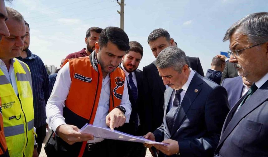 Adıyaman-Çelikhan yolu şehir geçişi çalışmaları başladı