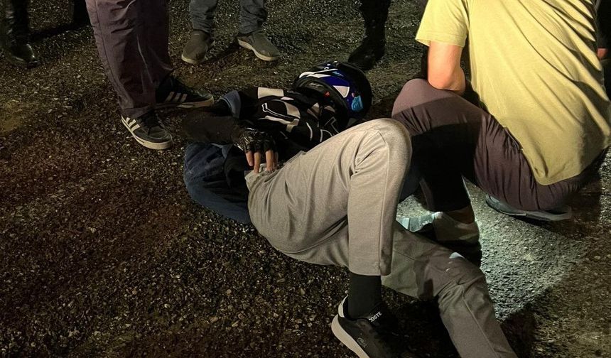 Adıyaman'da motosiklet devrildi: 1 yaralı