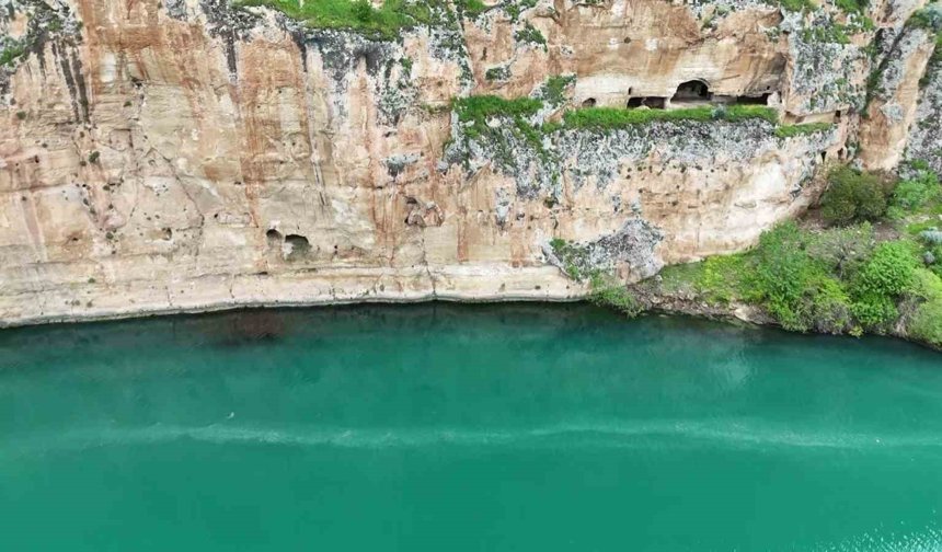 Adıyaman Kızılin Kanyonu’nda İlkbahar Manzaraları Görsel Şölen Sundu