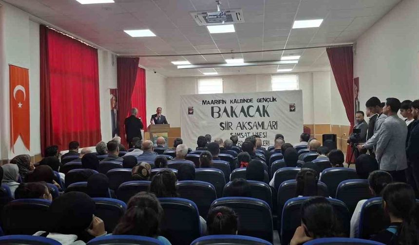 Samsat'ta 'Edebiyat Günleri' programı gerçekleştirildi