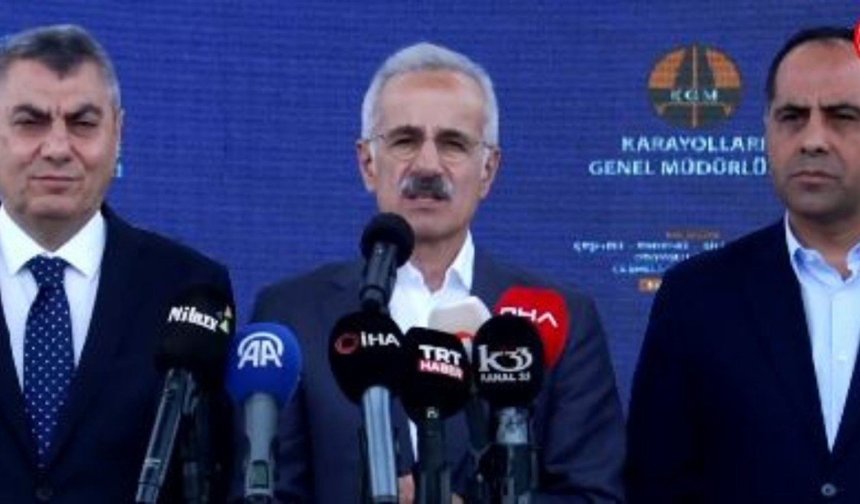 Çeşmeli-Kızkalesi Otoyolu'nda sona yaklaşıldı