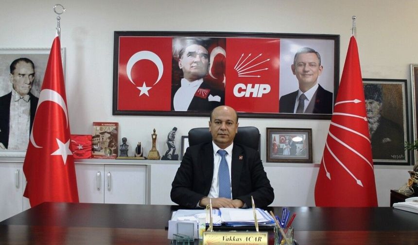CHP Gaziantep İl Başkanı Vakkas Açar 'Gençler ne eğitimde ne işte!'