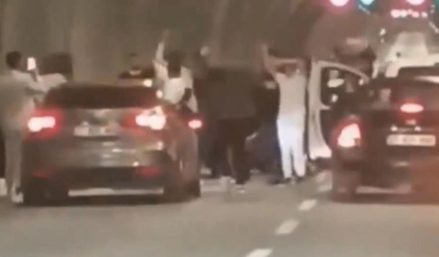 Gaziantep’te Tünelde Düğün Konvoyuna 720 Bin TL Ceza