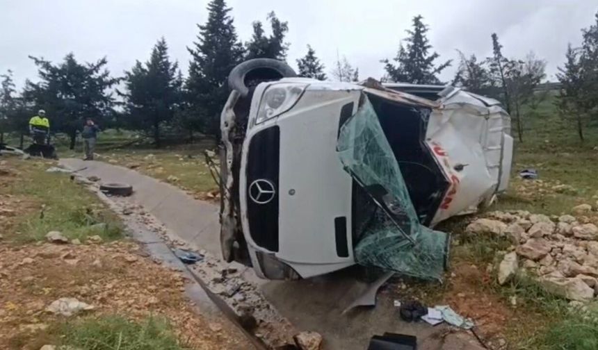 Gaziantep’te İşçi Servisi Şarampole Uçtu: 16 Yaralı