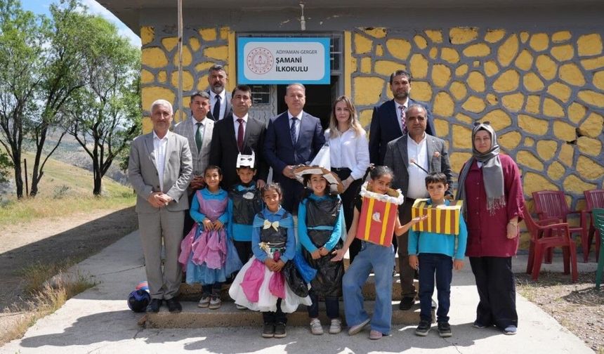 Müdür Tosun Şamani İlkokulunu ziyaret etti