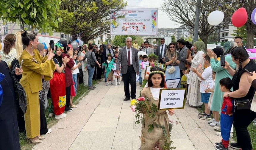 Şehit Engin Tilbaç Anaokulu'ndan festival tadında şenlik