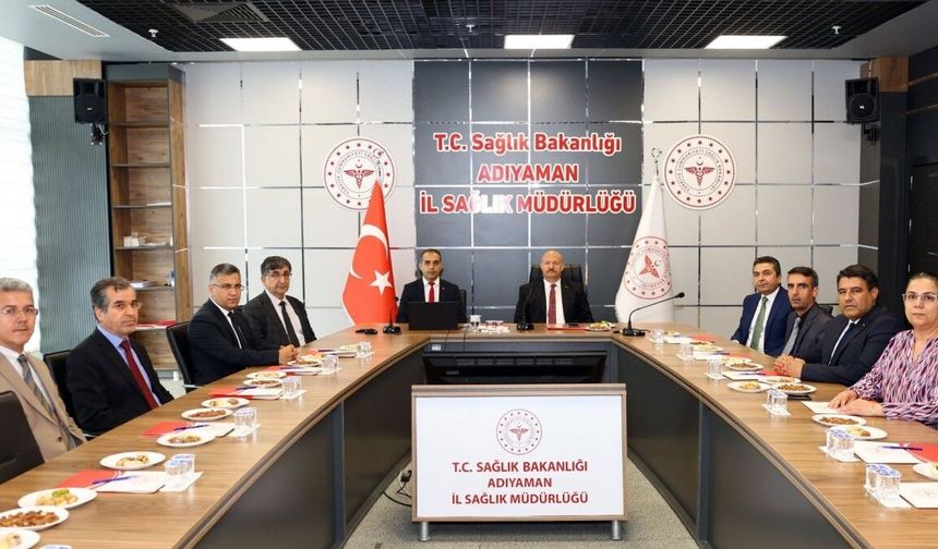 Vali Abdullah Küçük'ten İl Sağlık Müdürlüğü'ne ziyaret