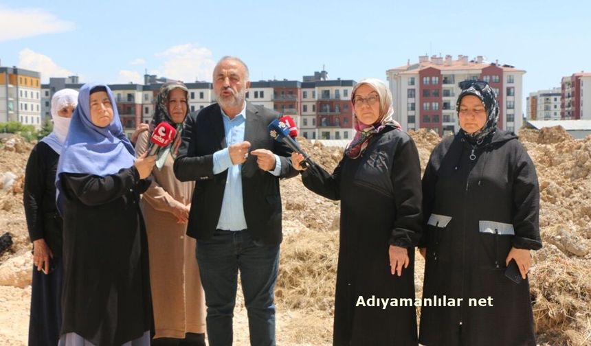 Adıyaman Alitaşı Mahallesi'nde Çırçır Deresi tepkisi