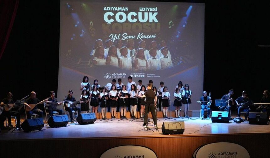 Adıyaman Belediyesi Çocuk Korosu İlk Konserini Verdi