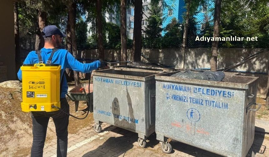 Adıyaman Belediyesinden sivrisinek, üvez, haşere önlemi