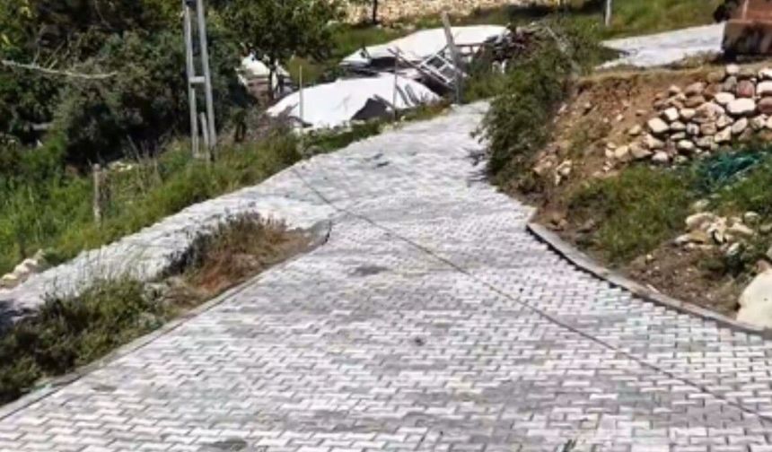 Adıyaman İl Özel İdaresi ürettiği parke taşlarını köylerle buluşturuyor