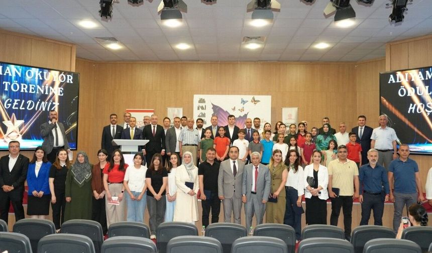 Adıyaman Okuyor Projesi’nde Öğrencilere Ödül Töreni