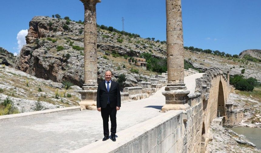 Adıyaman Valisi Küçük'ten Cendere Köprüsü ziyareti