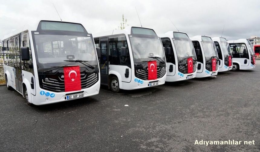 Adıyaman'da 6 Ayda 2,4 Milyon Kişiye Ulaşım Hizmeti