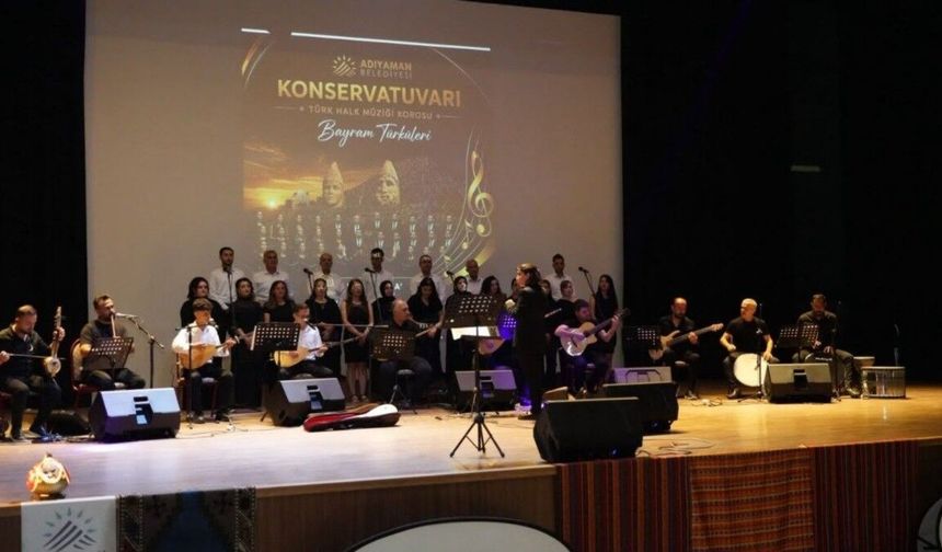 Adıyaman'da Bayram Türküleri Konseri Yoğun İlgi Gördü