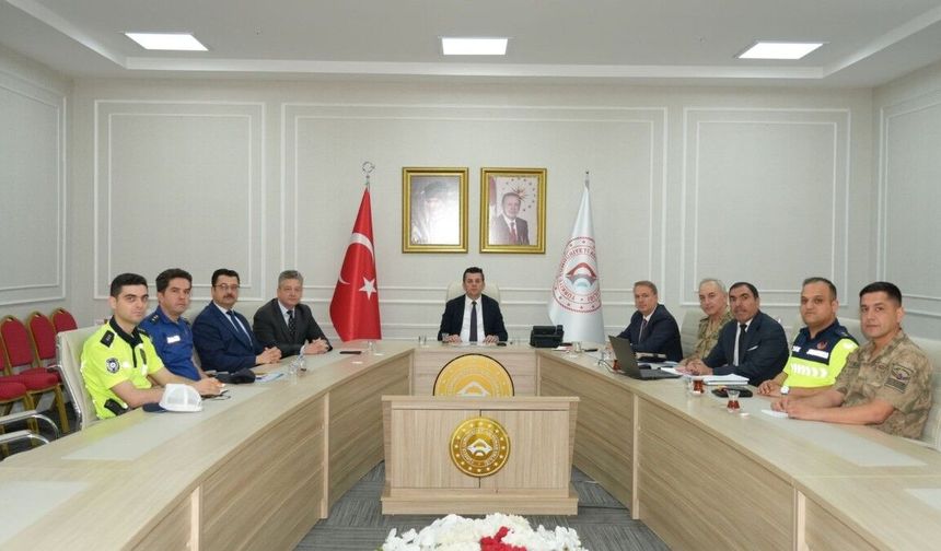 Adıyaman'da LGS öncesi güvenlik ve koordinasyon toplantısı yapıldı