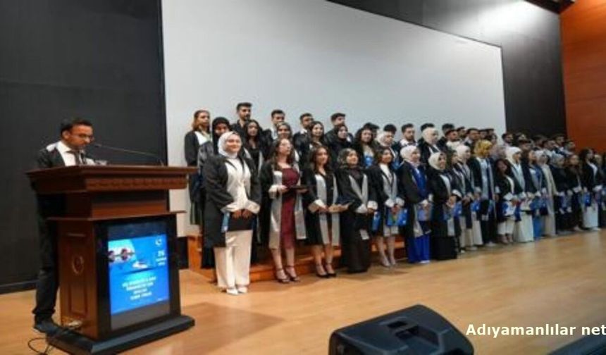 ADYÜ Diş Hekimliği Fakültesi'nde Mezuniyet Heyecanı