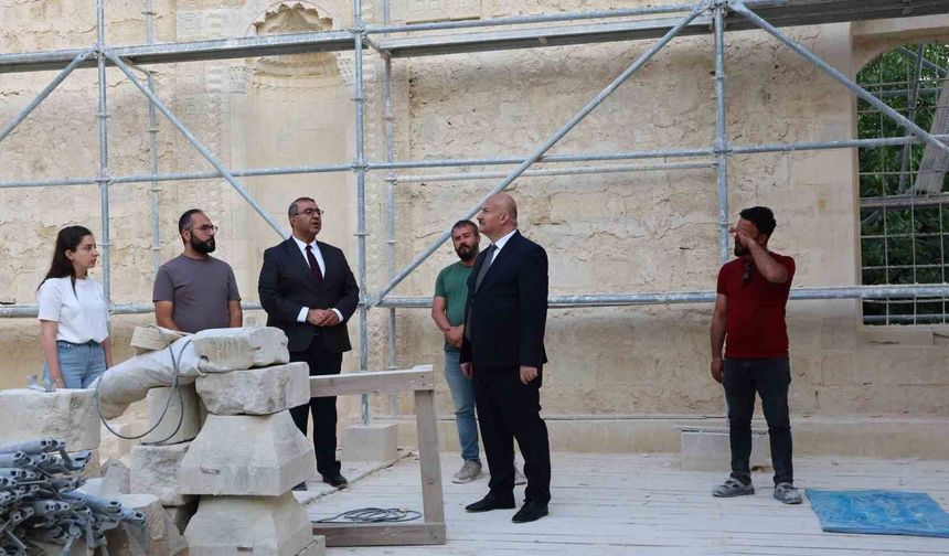 Adıyaman'da tarihi Ulu Camii ve Kap Camii çalışmaları devam ediyor