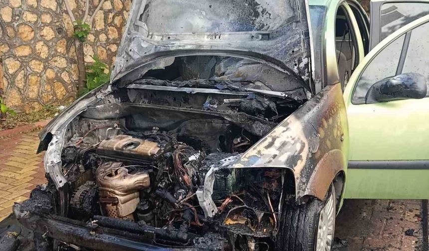 Park Halindeki Otomobil Kullanılamaz Hale Geldi