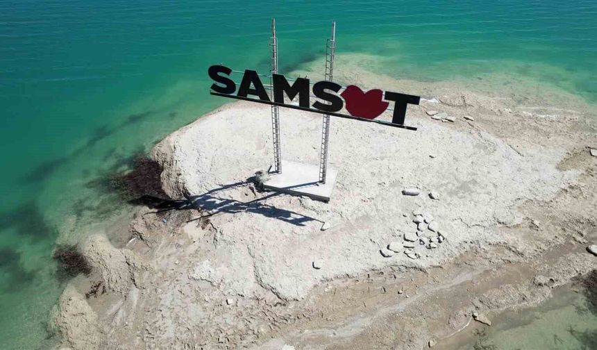 Samsat Kıyılarında Manzara Değişti: Adalar Gözden Kayboldu