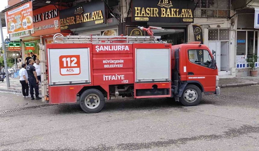 Şanlıurfa Siverek'te İş Yerinde Yangın Paniği