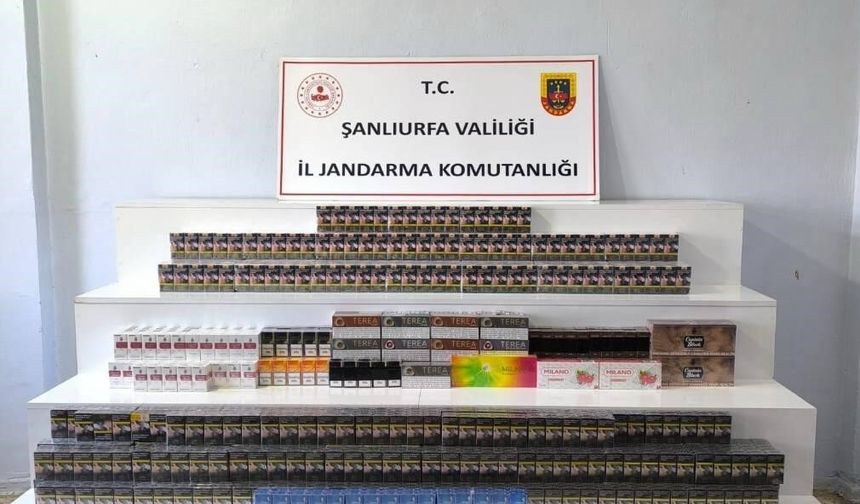 Şanlıurfa'da kaçak tütün ve sigara operasyonu: 20 şüpheliye işlem