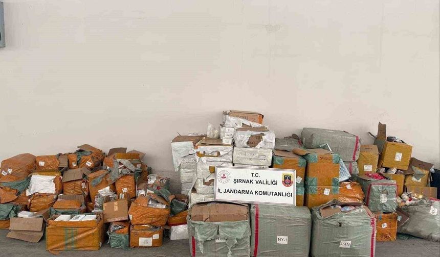 Şırnak'ta 77 Milyon Liralık Kaçak Ürün Ele Geçirildi