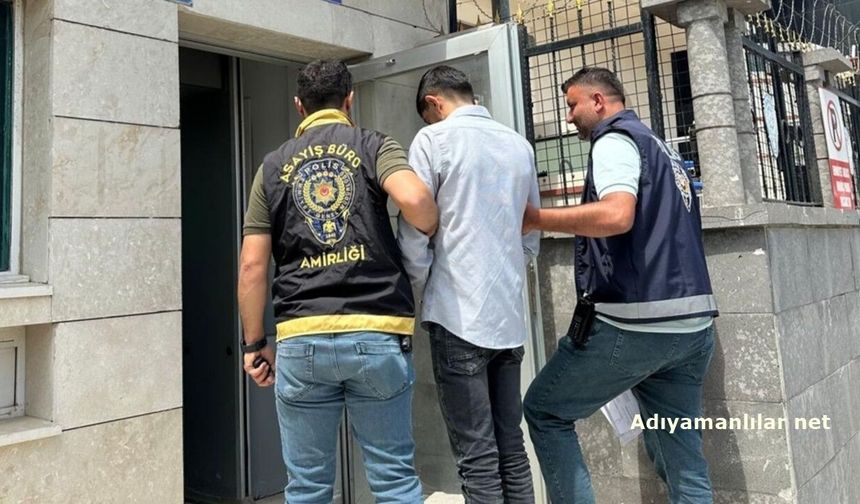 Besni'de 14 yıl 2 ay hapis cezası bulunan hükümlü yakalandı