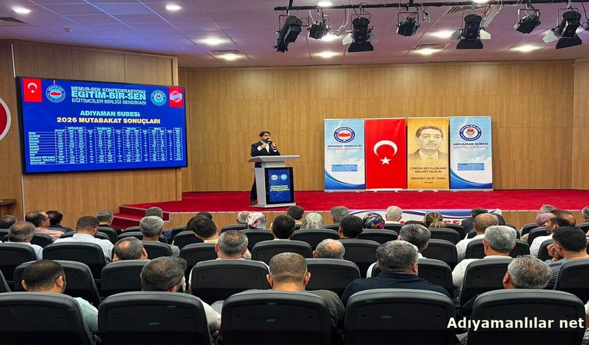 Eğitim Bir Sen Adıyaman’da Yetkisini Yeniden Perçinledi