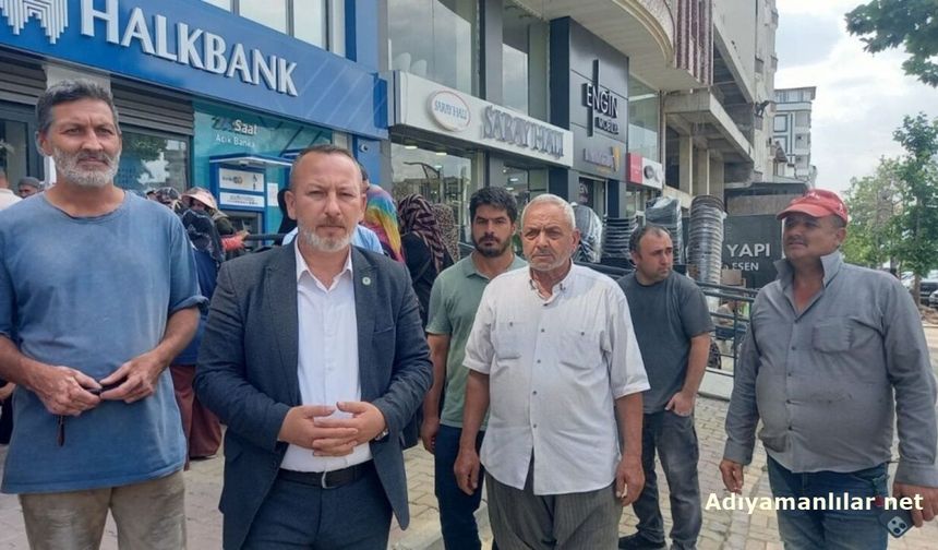 Kahta'da Halk Bankası Yoğunluğuna Gelecek Partisi Tepkisi