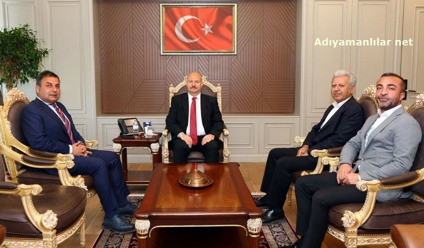 Gölbaşı, Köseceli Ve Şambayat Başkanlarından Vali Küçük'e Ziyaret