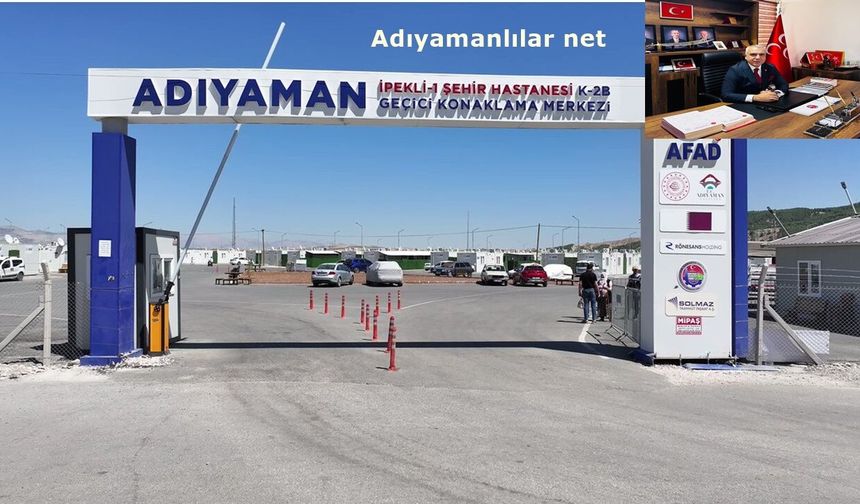 MHP İl Başkanı Gümüş'ten Konteyner Kentler İçin Yeni Çağrı
