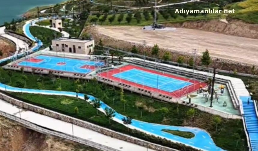 Kahta Millet Bahçesi'ne ulaşım sağlayan yolu tamamlandı