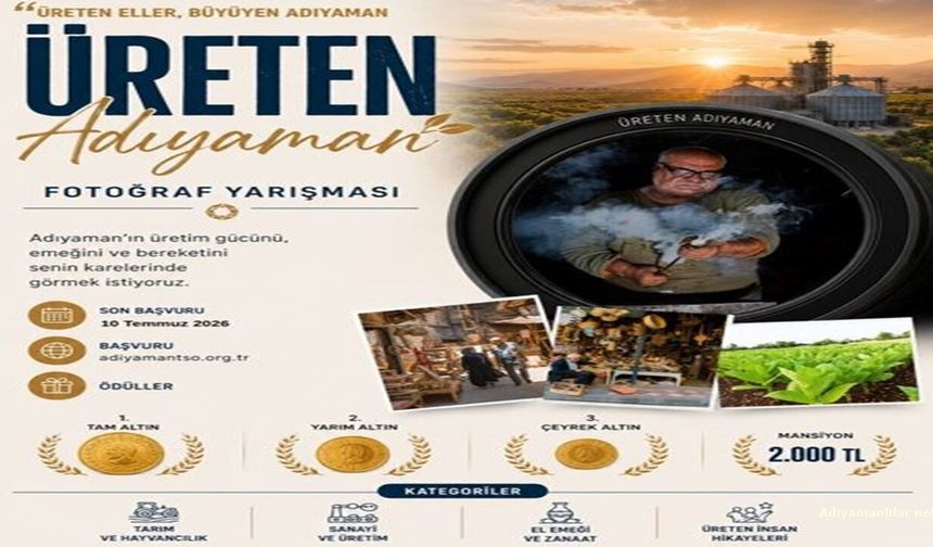 TSO'dan Adıyaman'ın Üretim Hikâyesini Anlatacak Yarışma