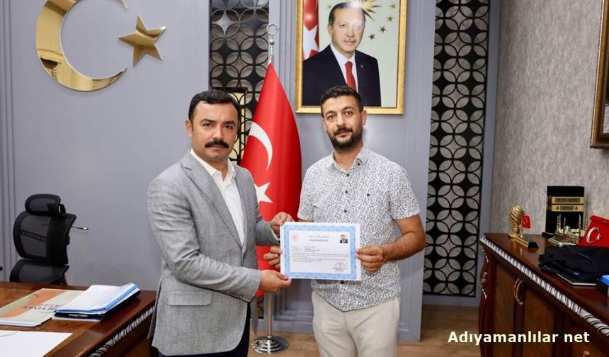 Abdullah Akkaş Görev Süresini Başarı Belgesiyle Tamamladı