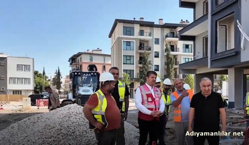 Adıyaman'da 23 Mahallede Altyapı Seferberliği Başladı