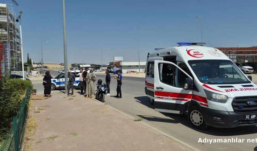 Adıyaman Eski Besni Caddesi'nde Kaza 1 Yaralı