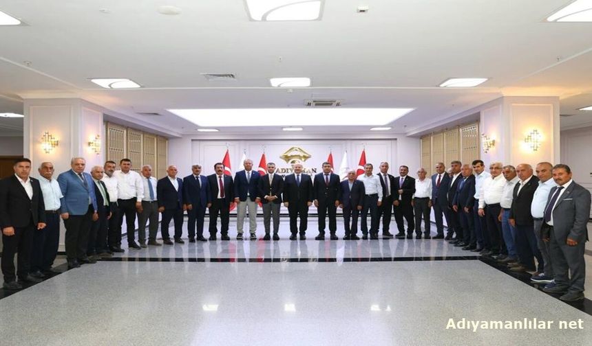 Adıyaman'da Kırsal Yatırımlar Ve Yeni Projeler Görüşüldü