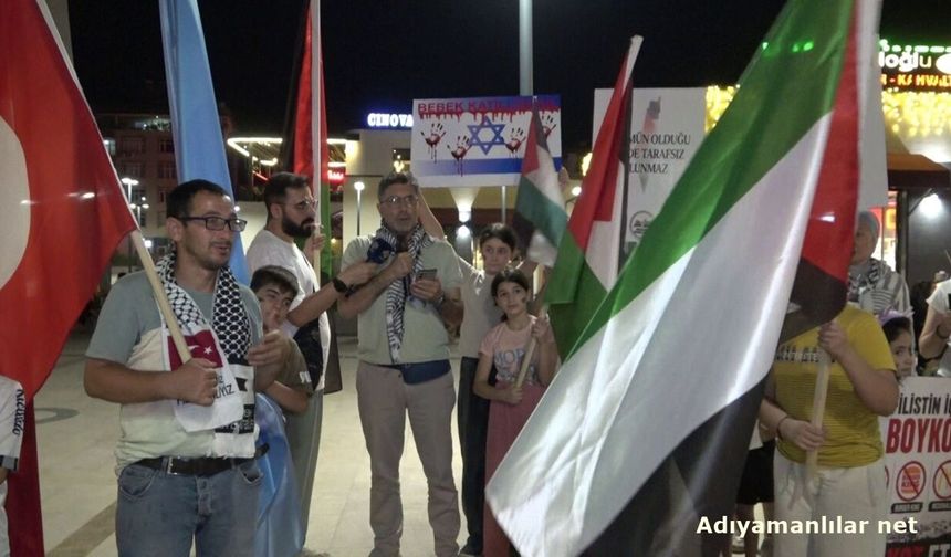 Adıyaman'da Filistin İçin Boykot Nöbeti Sürdü