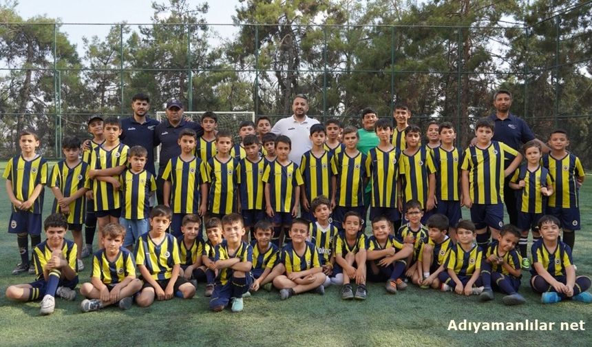 Adıyaman'da Minikler Fenerbahçe Futbol Okulu'nda