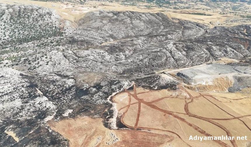 Adıyaman'daki Orman Yangını Sabaha Karşı Söndürüldü