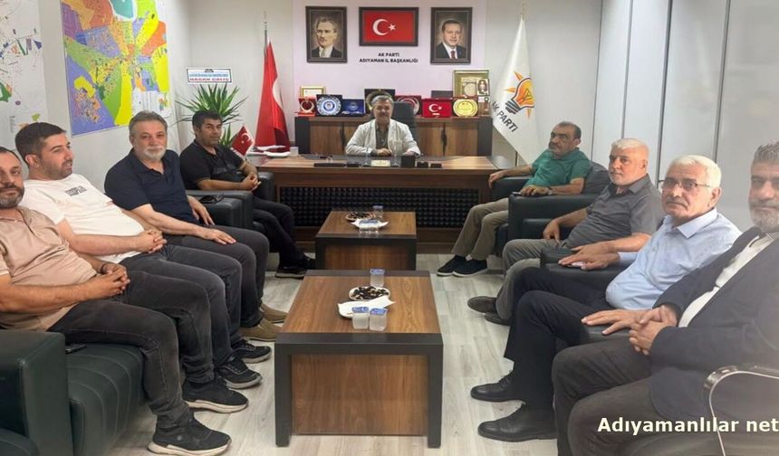 AGC'den Adıyaman AK Parti  İl Başkanı Çadır'a Ziyaret