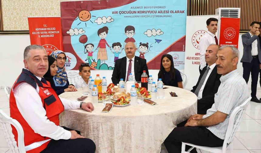 Koruyucu Aile Günü'nde aileler ve çocuklar aynı sofrada buluştu
