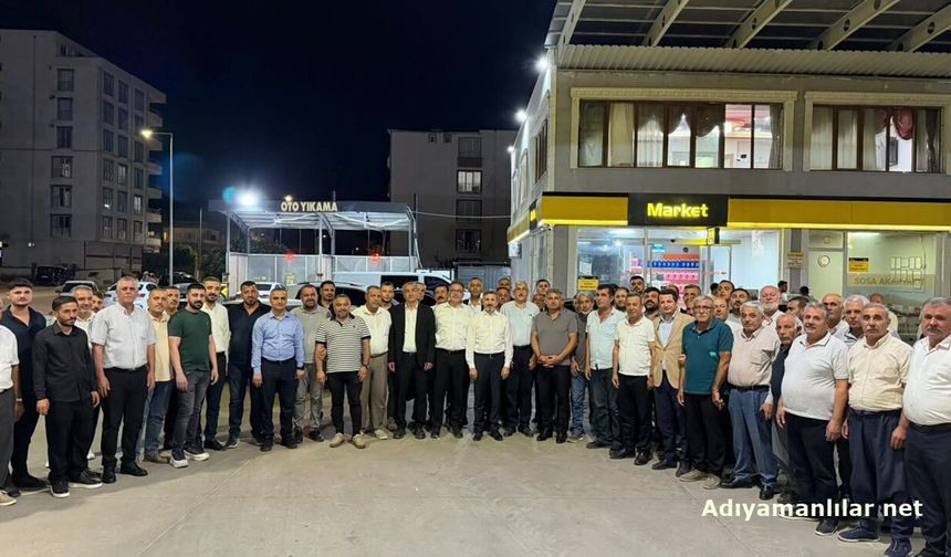 Ahmet Aydın Adıyaman'da Esnaf Ve Vatandaşlarla Buluştu
