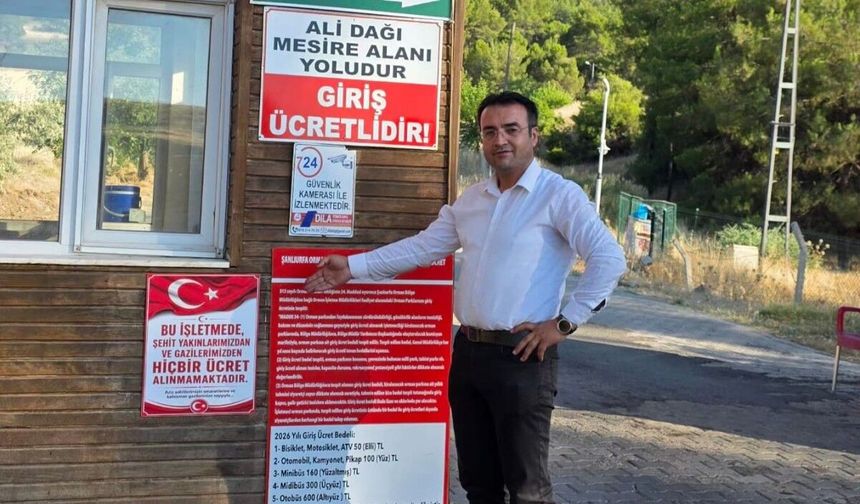 Ali Dağı Mesire Alanı Gazi Ve Şehit Yakınlarına Ücretsiz
