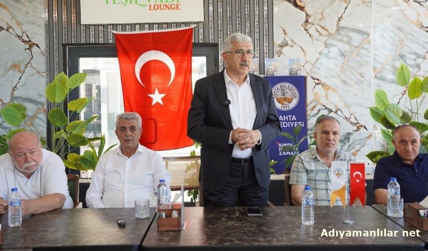 Başkan Hallaç Kahta'daki Yatırımları Değerlendirdi