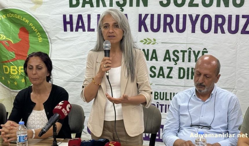 DBP'li Uçar Adıyaman'da Barış Sürecini Konuştu