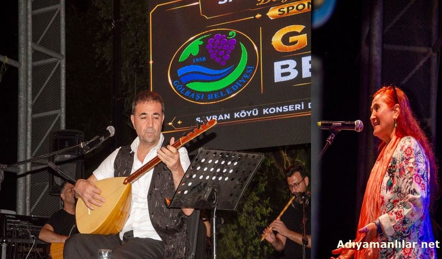 Gölbaşı'nda Aşık Fedai Ve Sabahat Akkiraz Konseri Düzenlendi